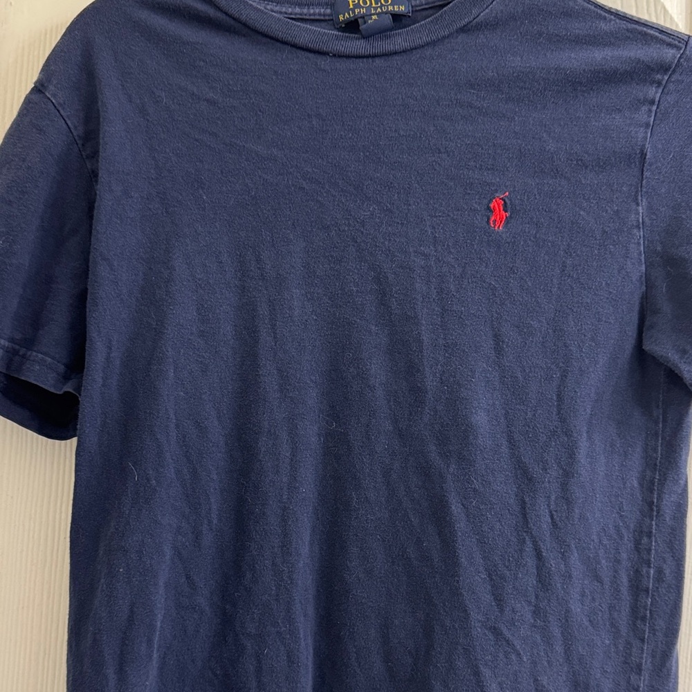 Polo by Ralph Lauren boys size xl 18/20 Dark Blue Tee